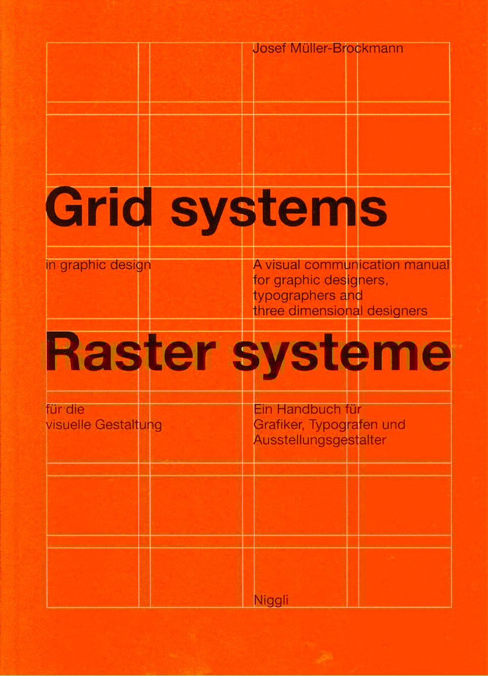 Cover of Grid Systems by Josef Müller-Brockmann