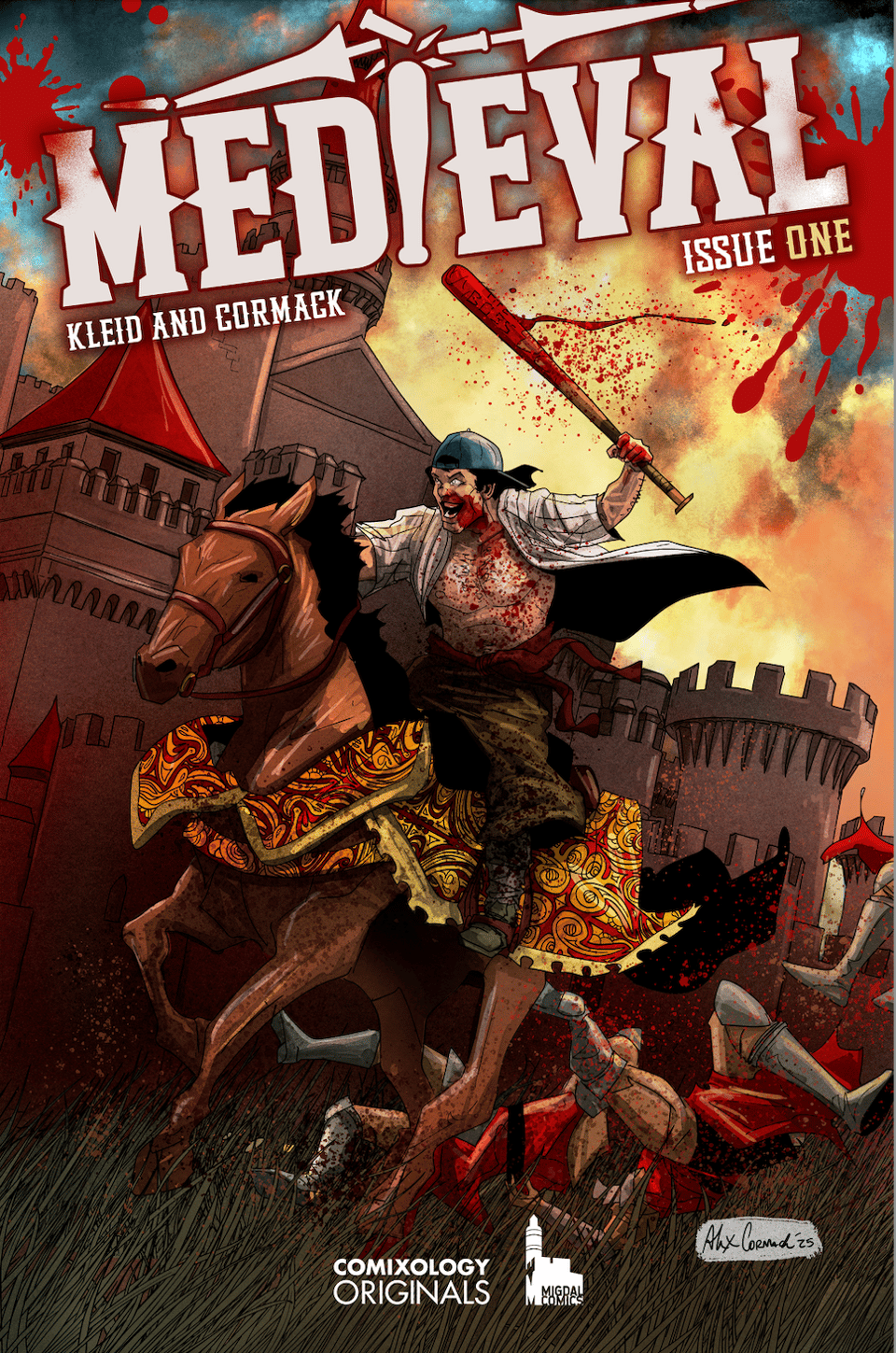 the cover for Medieval #1 by kleid, cormack, litt from comixology originais
