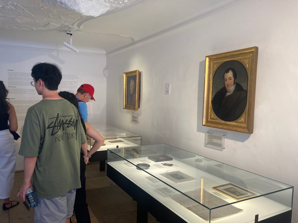 Exhibit at Mozart's home