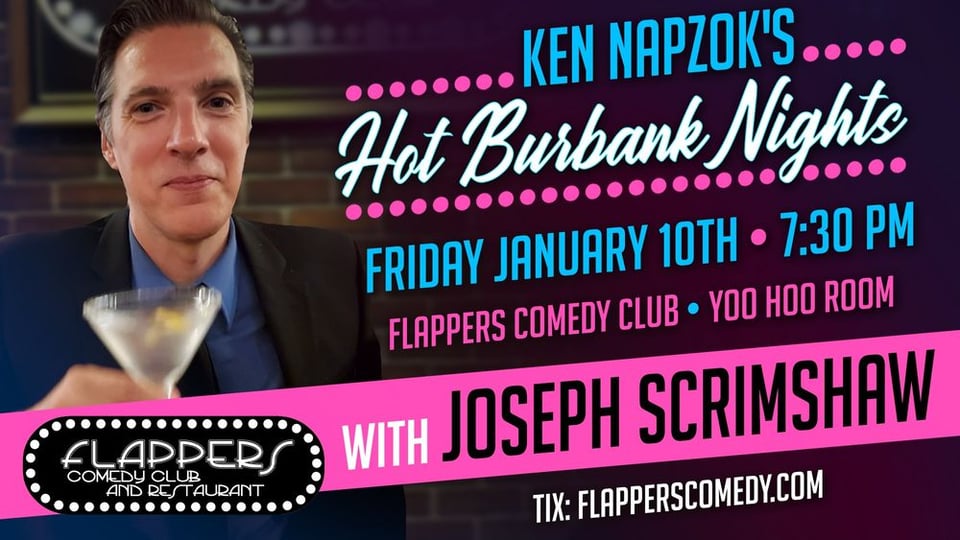 An ad for a stand-up comedy show