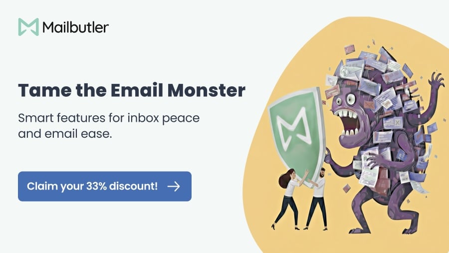 email monster - Mailbutler ad