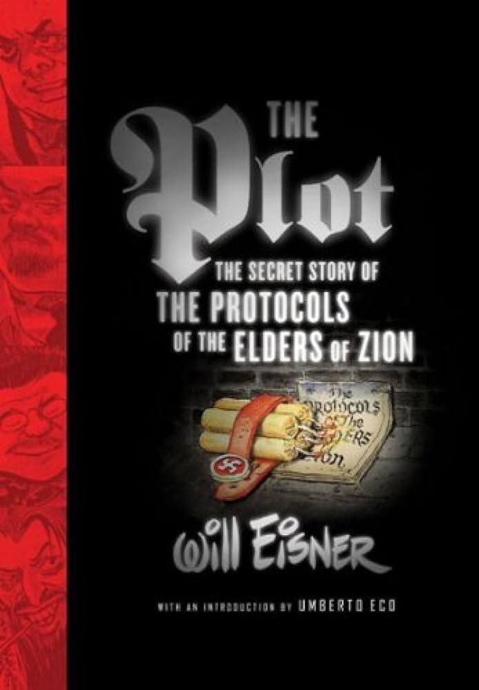 the cover to 'The Plot' a graphic novel by Will Eisner