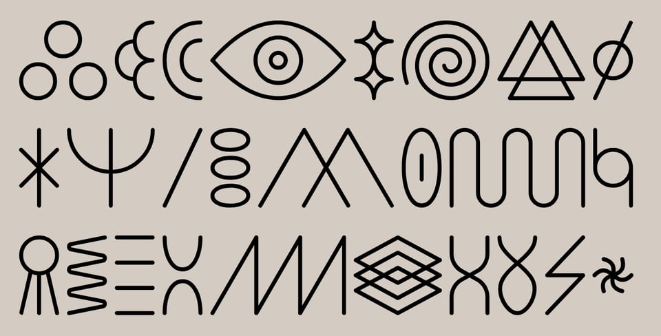 a set of symbols