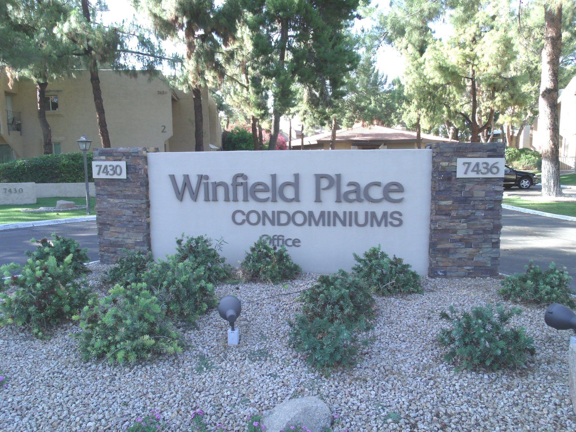 On June 29, 1978, actor Bob Crane of Hogan's Heroes  fame was murdered in apartment 132A of the Winfield Place Apartments (now the Winfield Place Condominium). The complex is located at 7430 E. Chapar