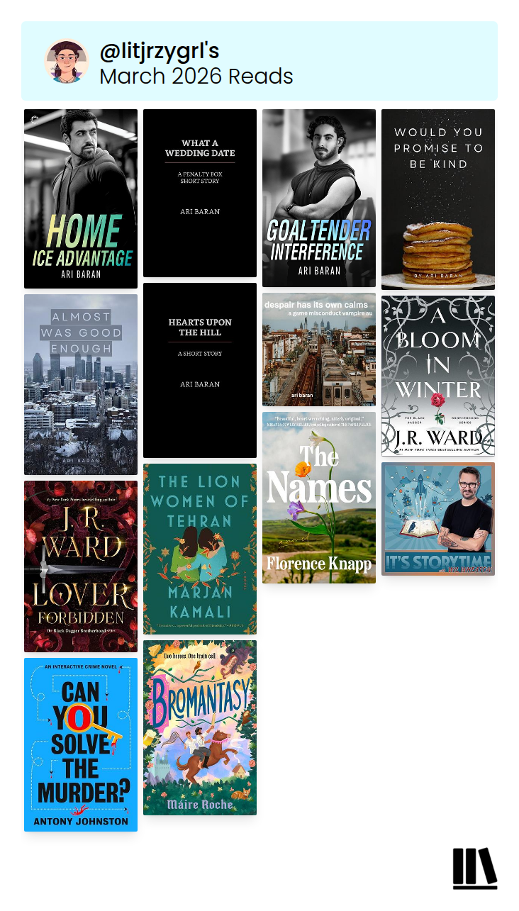 Graphic with all the book covers