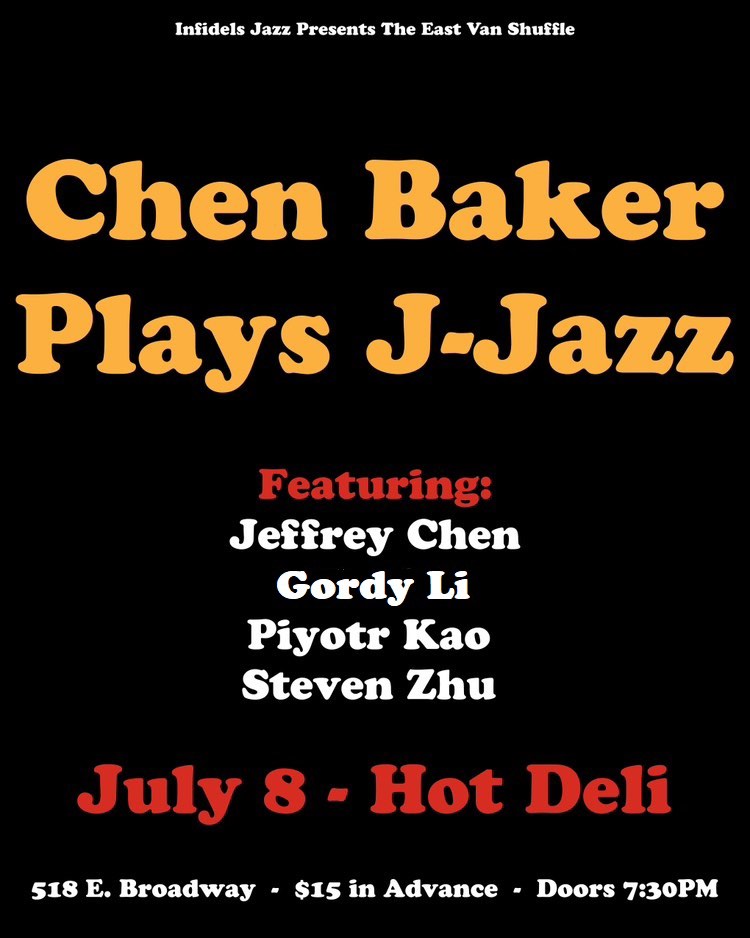 Chen Baker plays J-Jazz at Hot Deli