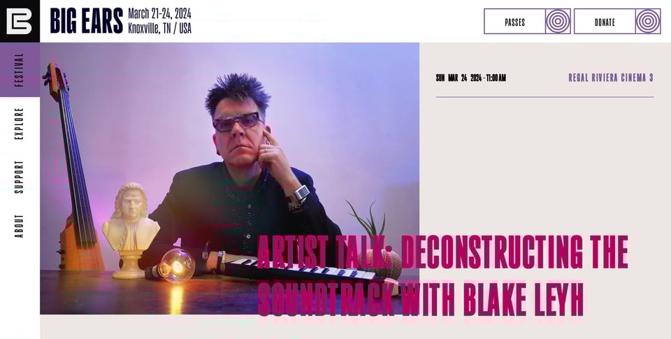 Webpage of Blake's talk