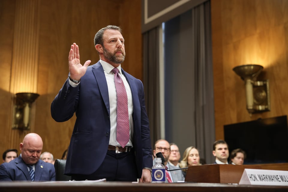 Mullin, a new Trump appointee to head DHS.