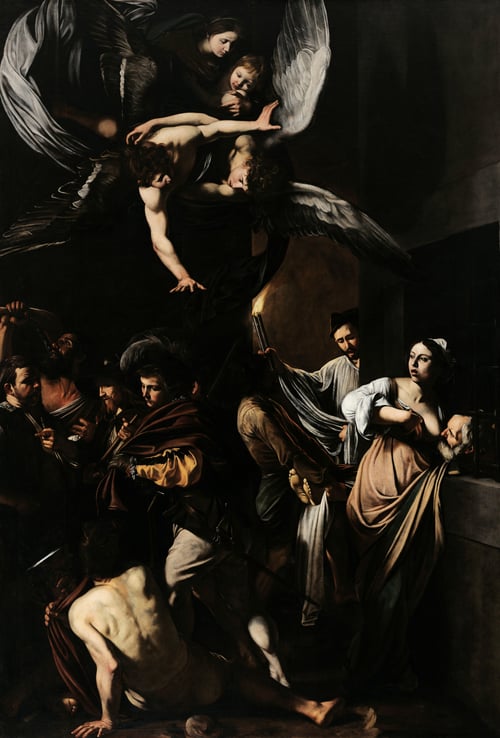 Sette opere di Misericordia, image from the painting.