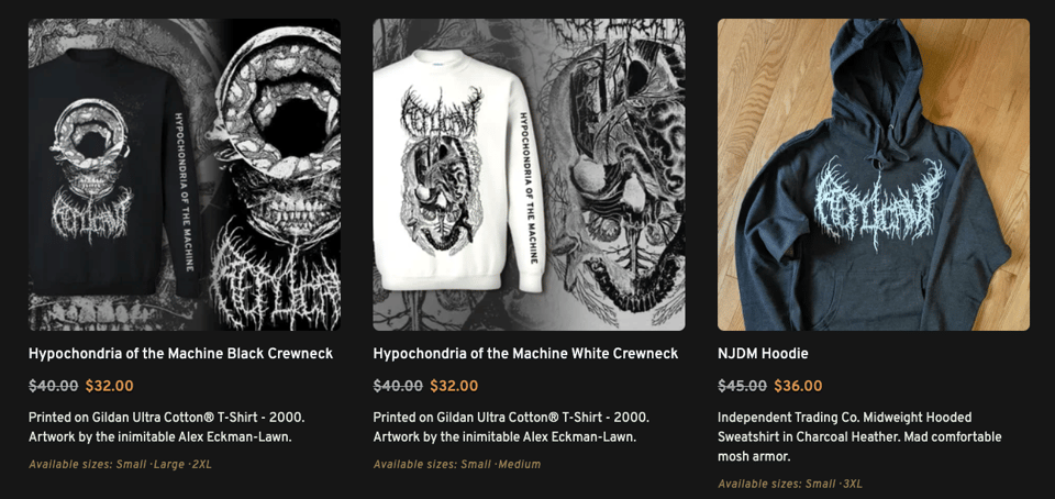 Shirts from our website