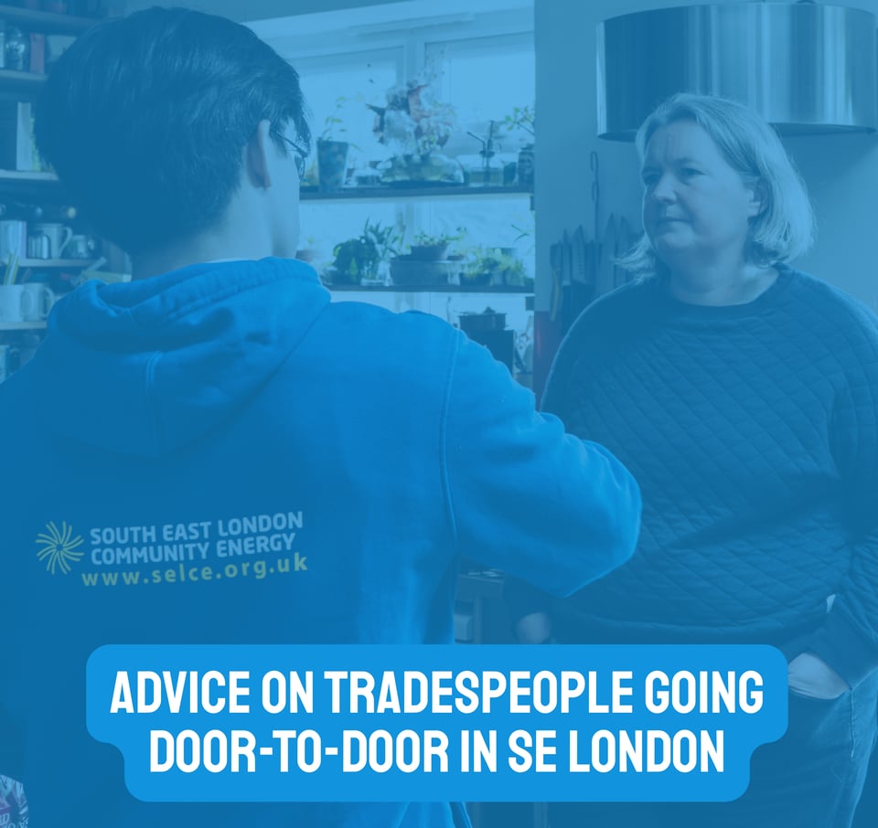 advice on door-to-door tradespeople in SE London