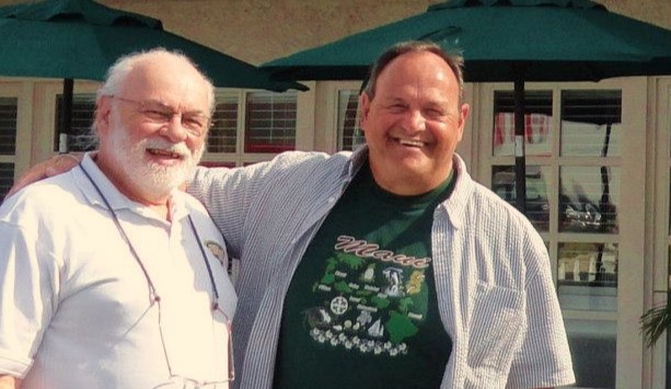 My dear friend Gerald Rivard and I reunite at a favourite rendezvous, Rick’s Desert Grill in Palm Springs, California, in 2013.