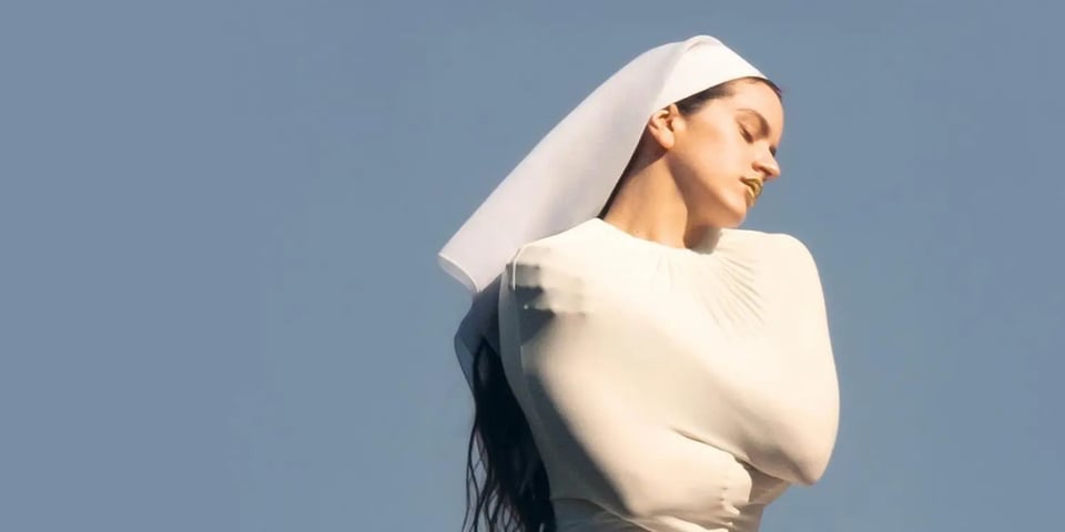 Rosalía on the cover of her album, Lux.