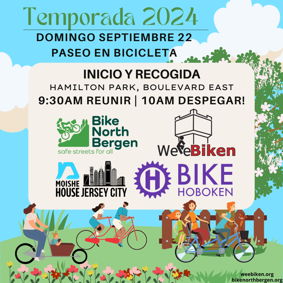 a poster for a bike ride