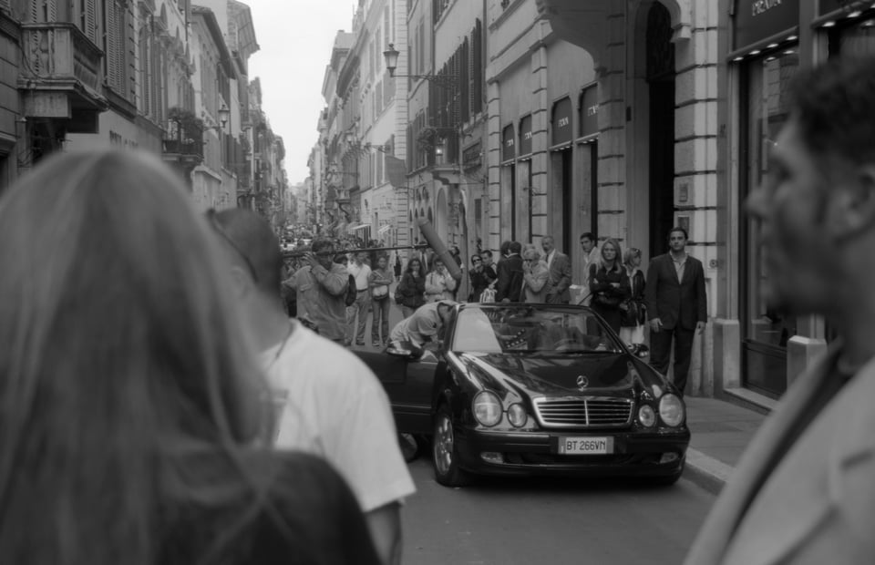 A shot from the Rome set of The Lizzie McGuire Movie