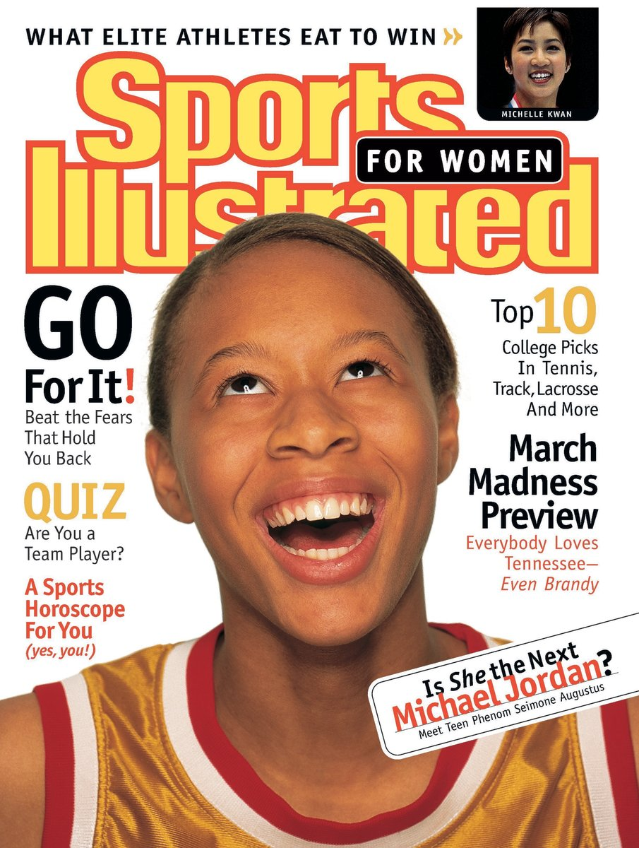 Seimone Augustus on the cover of Sports Illustrated