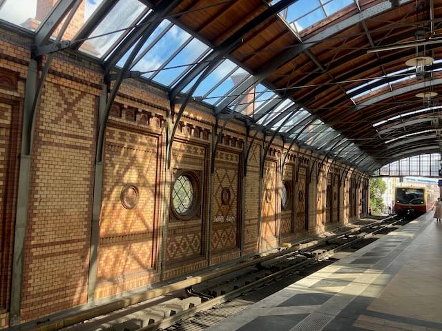 Train station interior