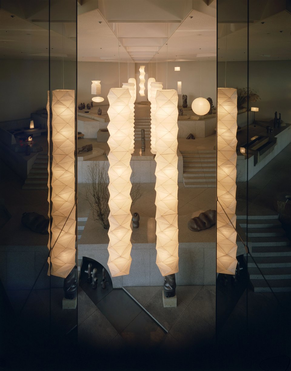 Japanese lanterns, folded paper