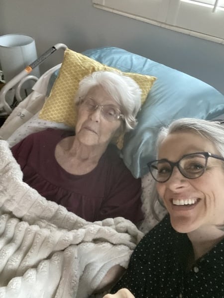 My maternal grandmother and me