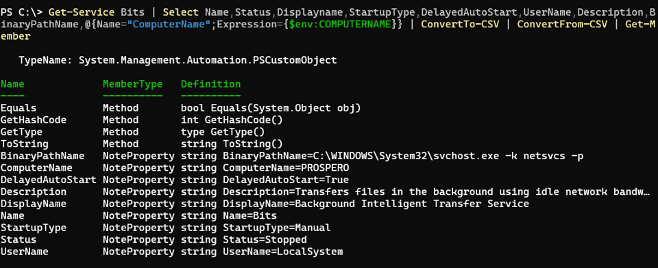 Recreating a serialized object
