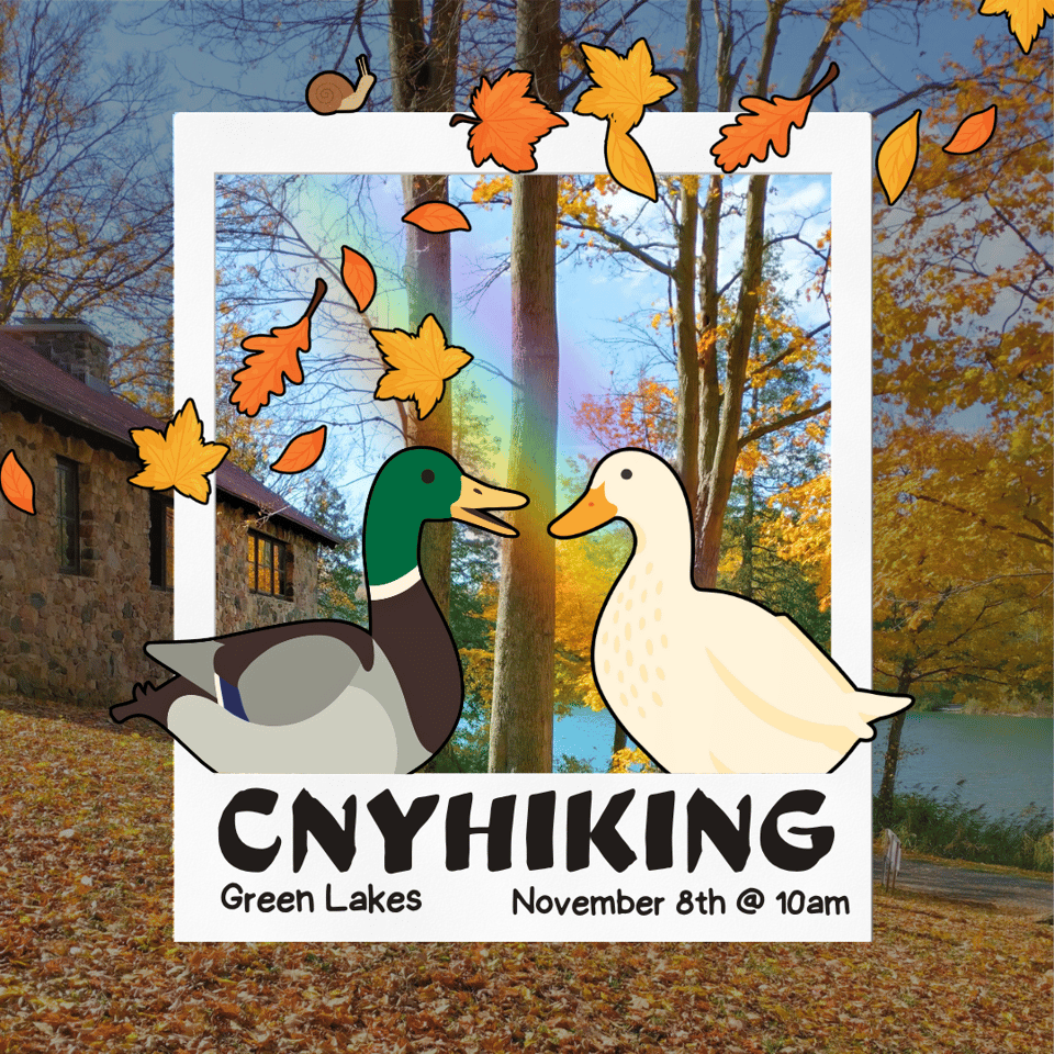 Hike at Green Lakes! November 8th at 10 AM.