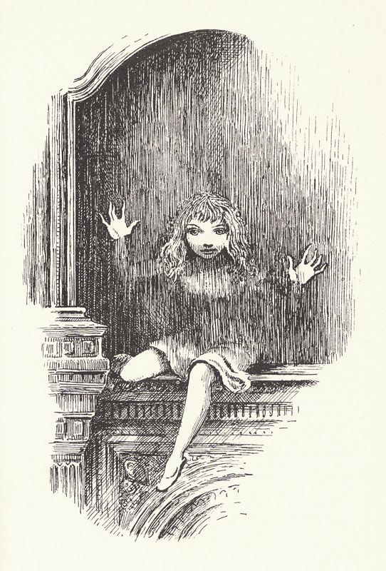 Mervyn Peake's illustration of Alice.