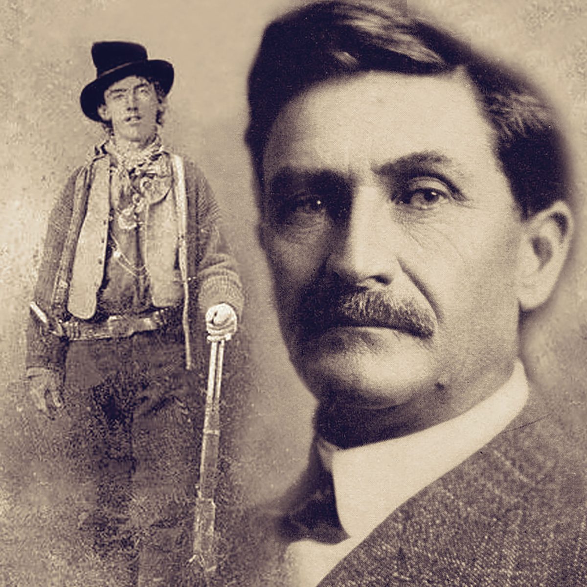Billy the Kid shot to death by Pat Garrett — archival photo