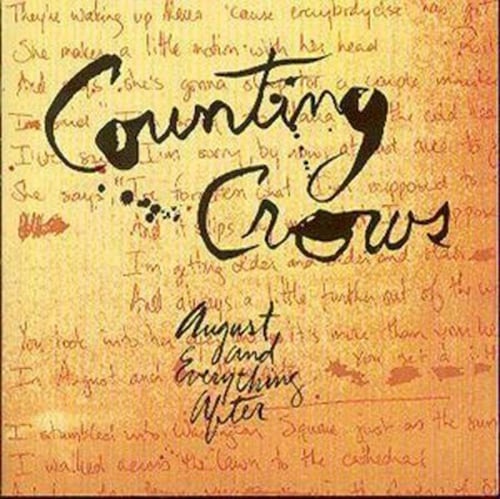 The cover of Counting Crows’ album AUGUST AND EVERYTHING AFTER.