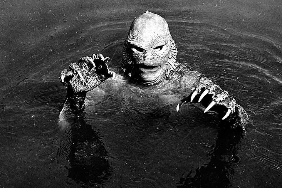 Still image from “Creature from the Black Lagoon.”