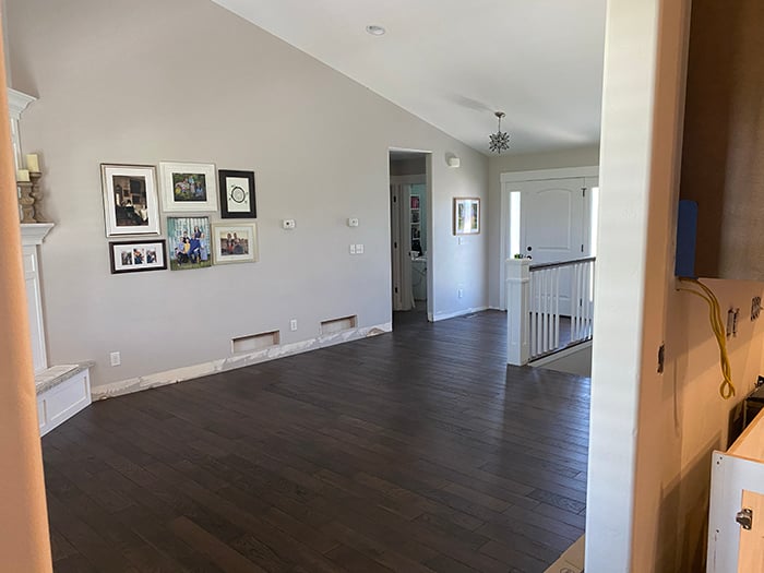 New hardwood floor install