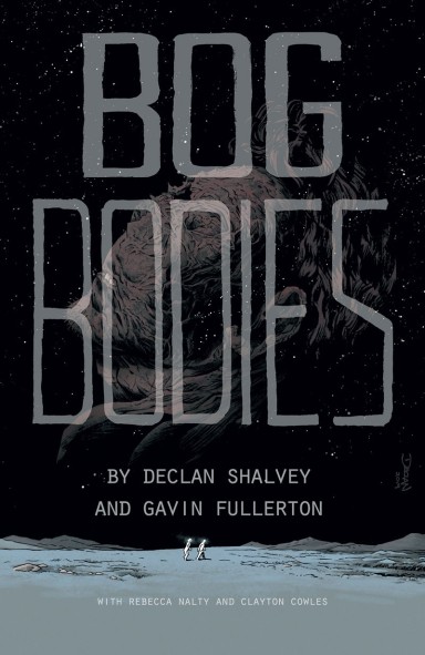 book cover for the comic bog bodies