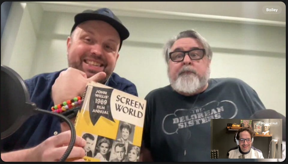 Guest David Fear with co-hosts Jason Bailey and Mike Hull.