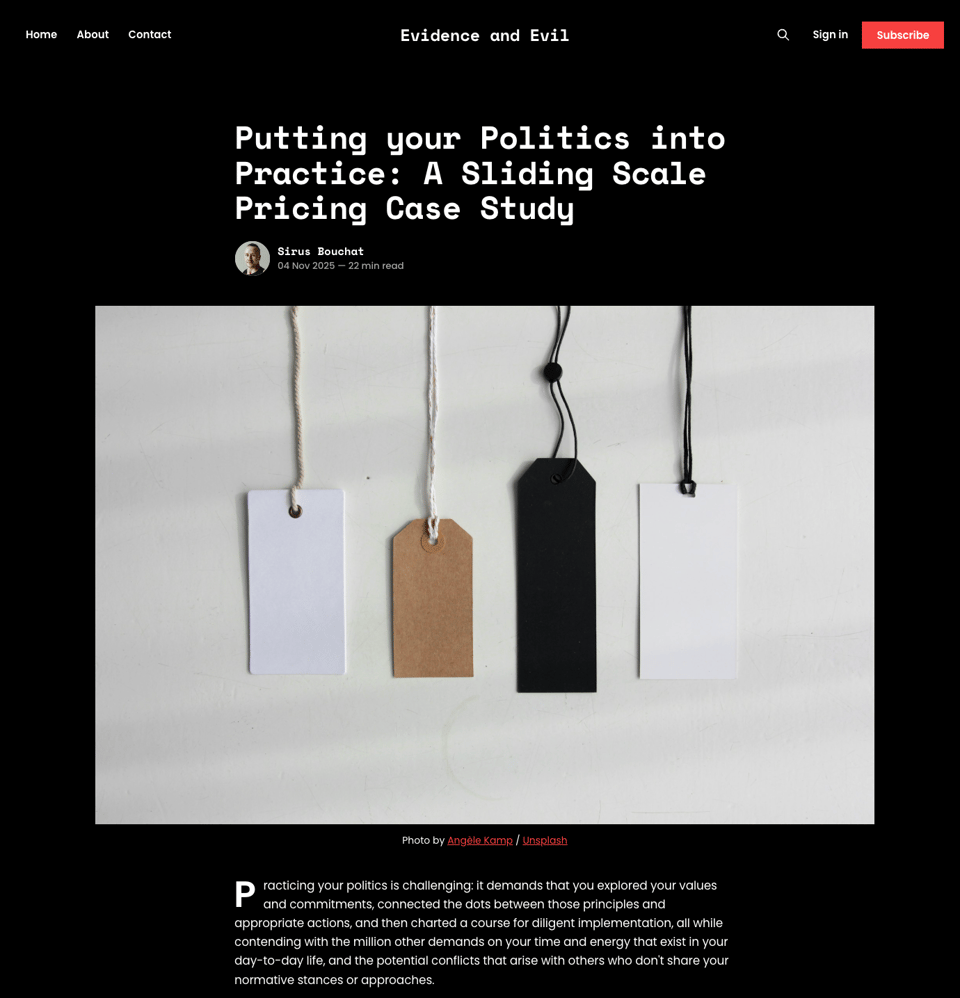 screenshot of the new essay heading