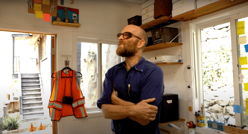 van neistat in his studio