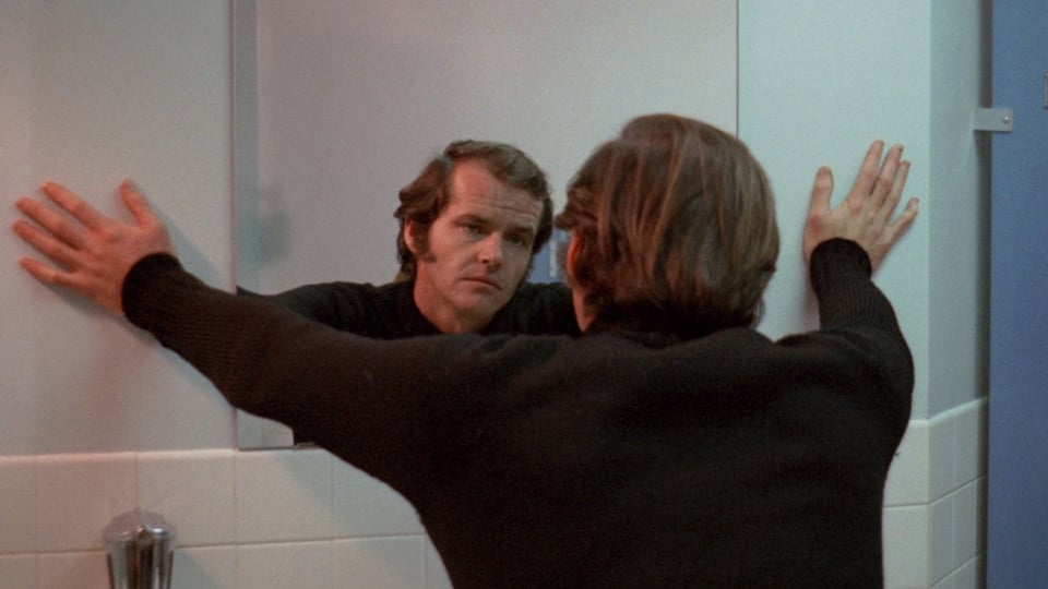 Still image from “Five Easy Pieces.”
