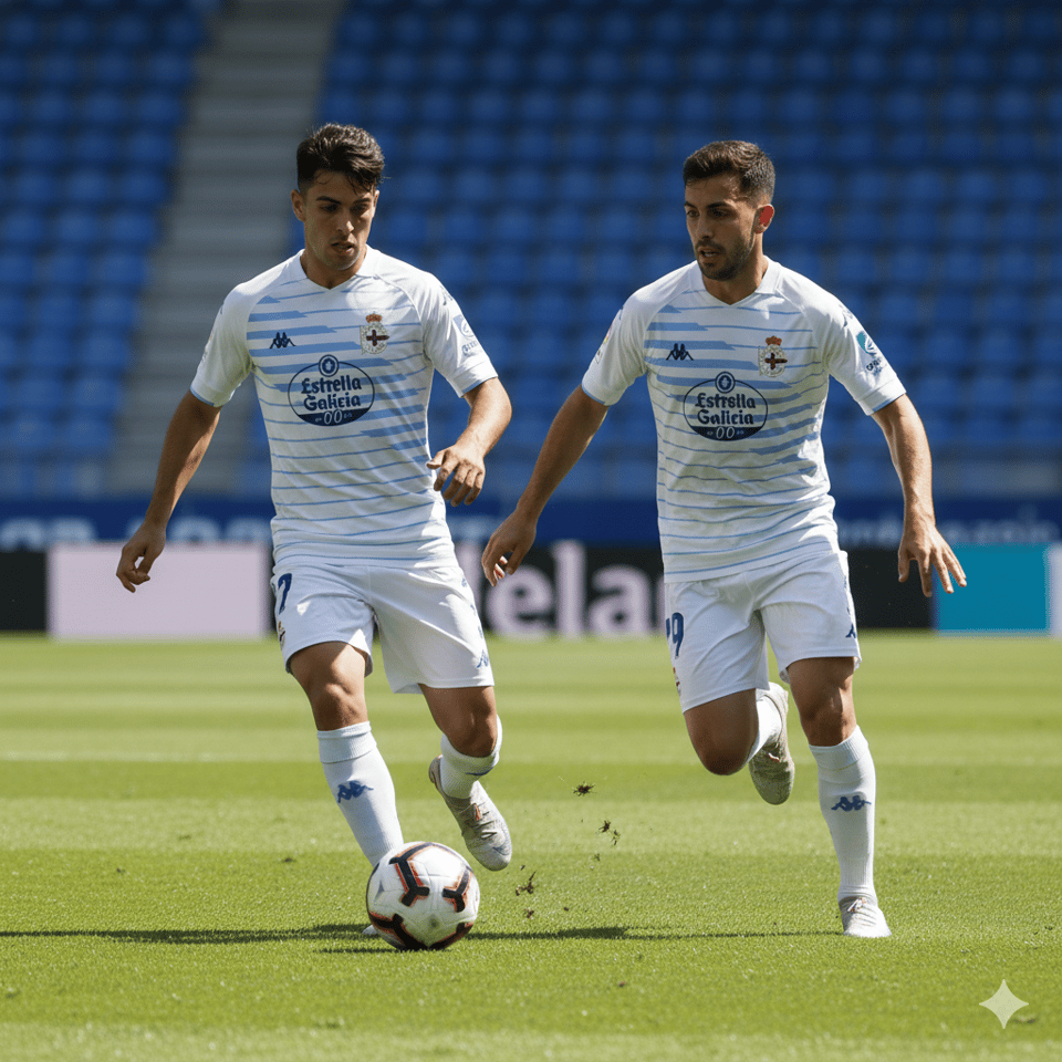 Dous xogadores do Dépor