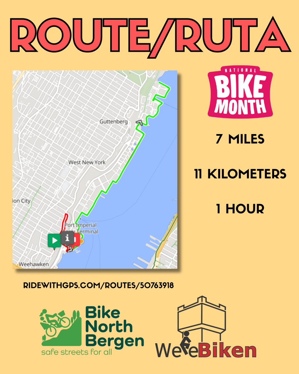 a poster for a bike ride for may 18 2025