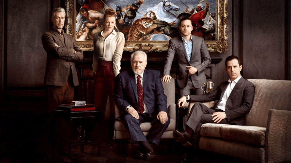 The cast of the TV show Succession