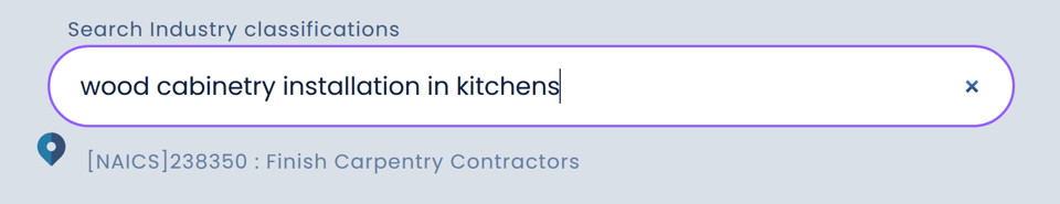 results from 'wood cabinetry installation in kitchers' showing 'finish carpentry contractors'