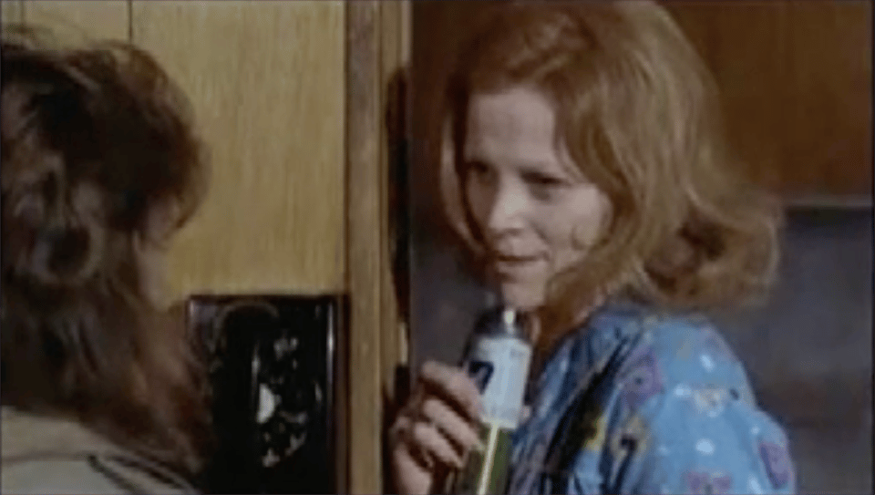 Catherine Gaffigan as the troubled patient in Sisters, convinced that germs travel through the telephone wires.