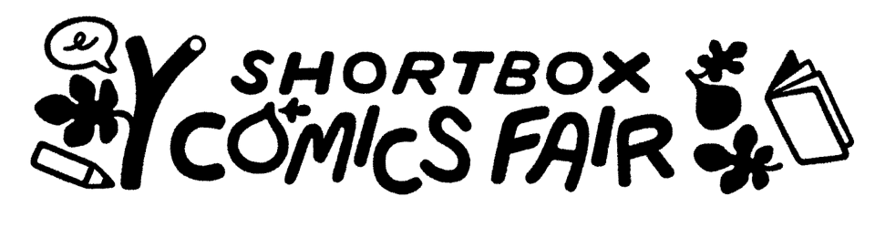 The ShortBox Comics Fair logo.
