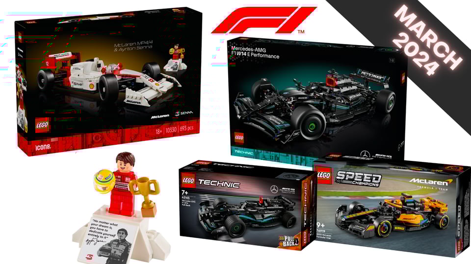 New F1 lego sets