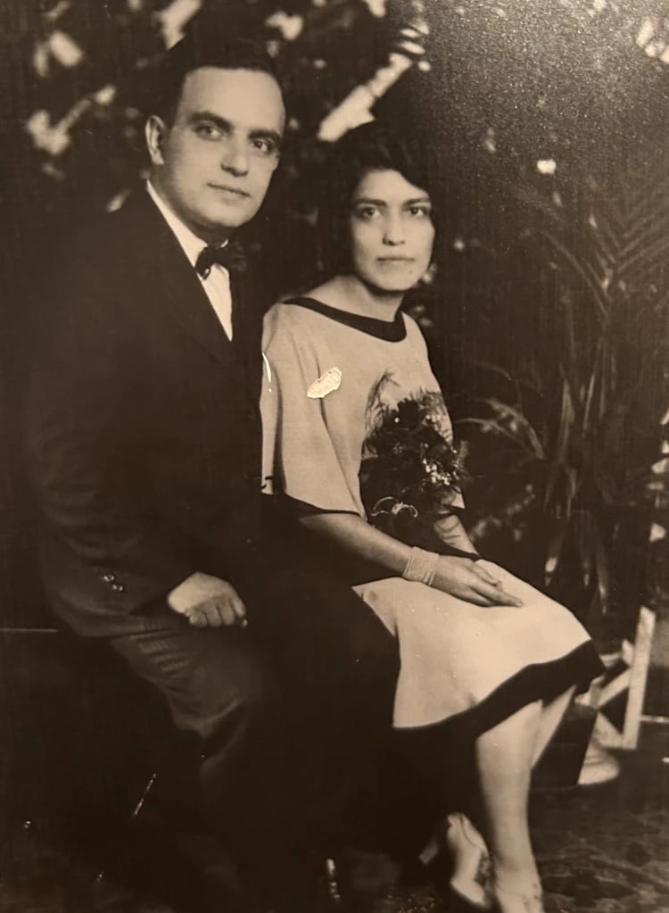 A photo of Waheeb and Ann Kurker Zarick - the great grandparents of Michael Zarick