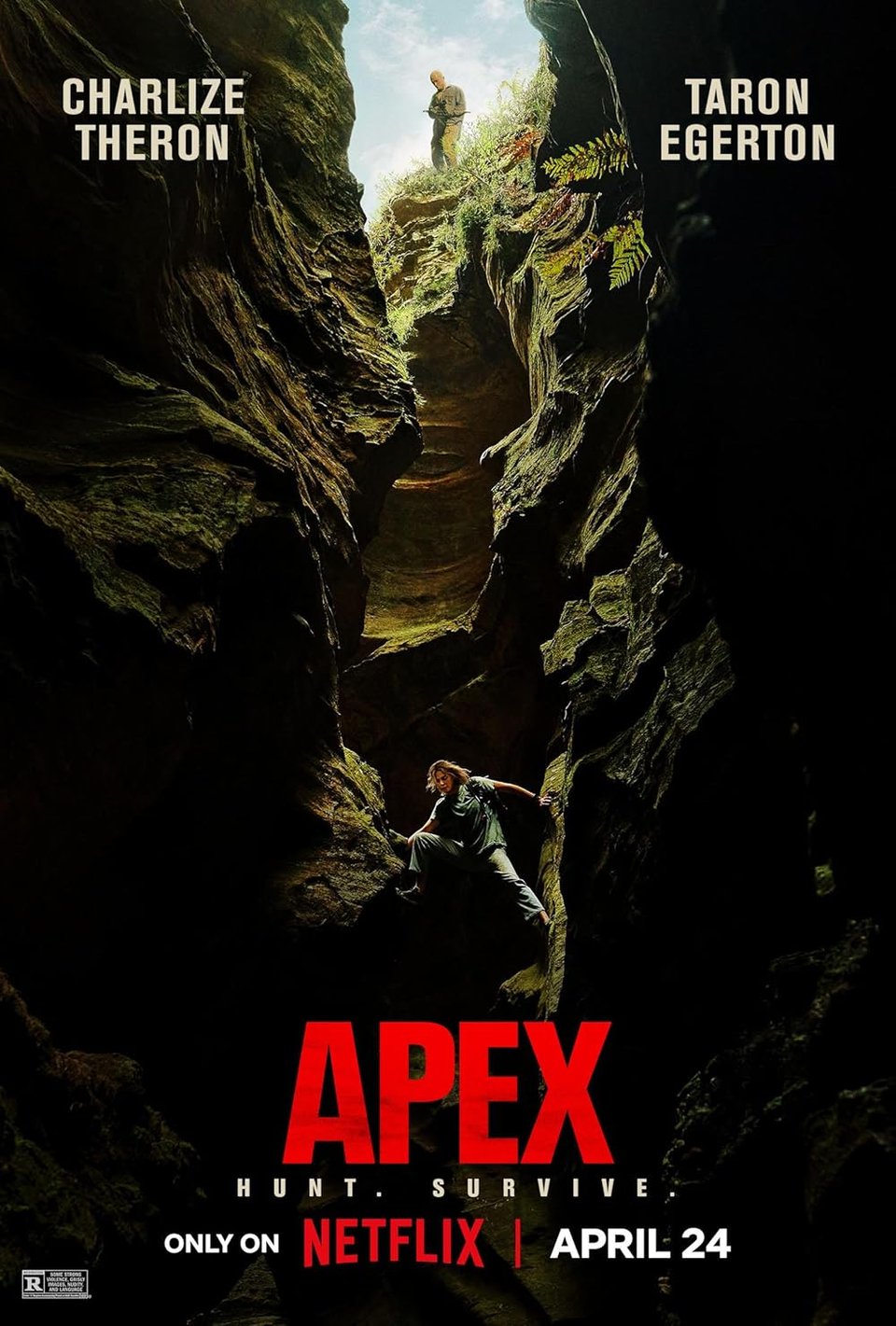 Poster for the movie 'Apex', released in 2026
