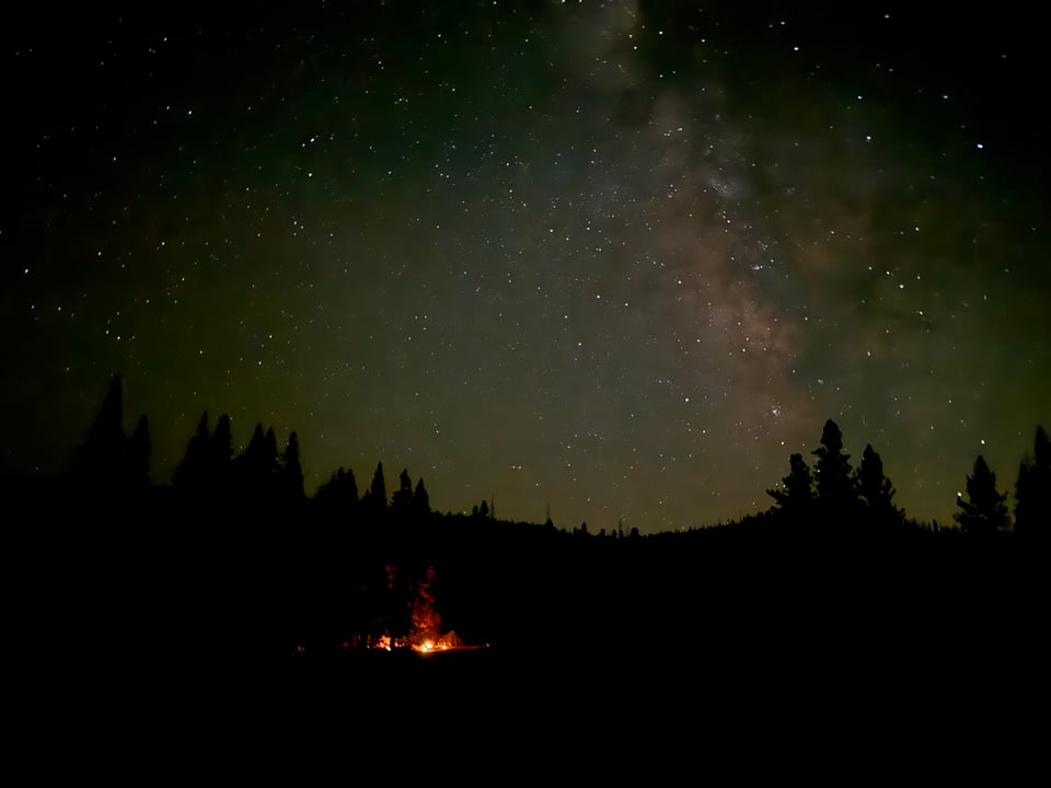 The stars at night at the ranch