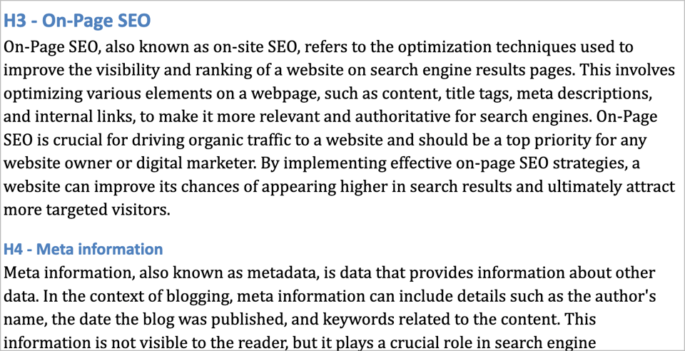 Content generated by AI is often poor standard. Here is the example I discuss in the newsletter.