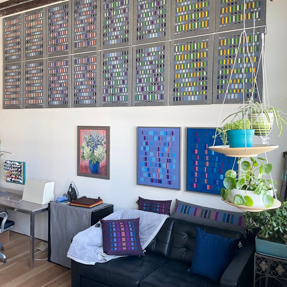 Mary Pow's art studio