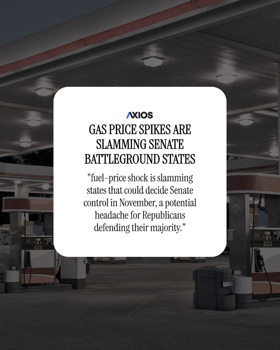 Rising gas prices from Trump’s war aren’t going to help the GOP.