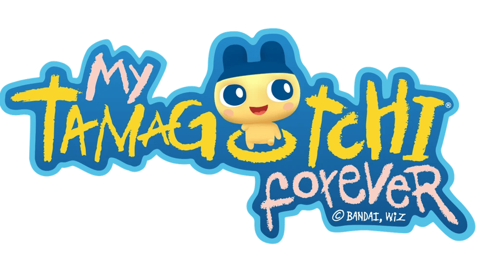 My Tamagotchi Forever logo with a Mametchi