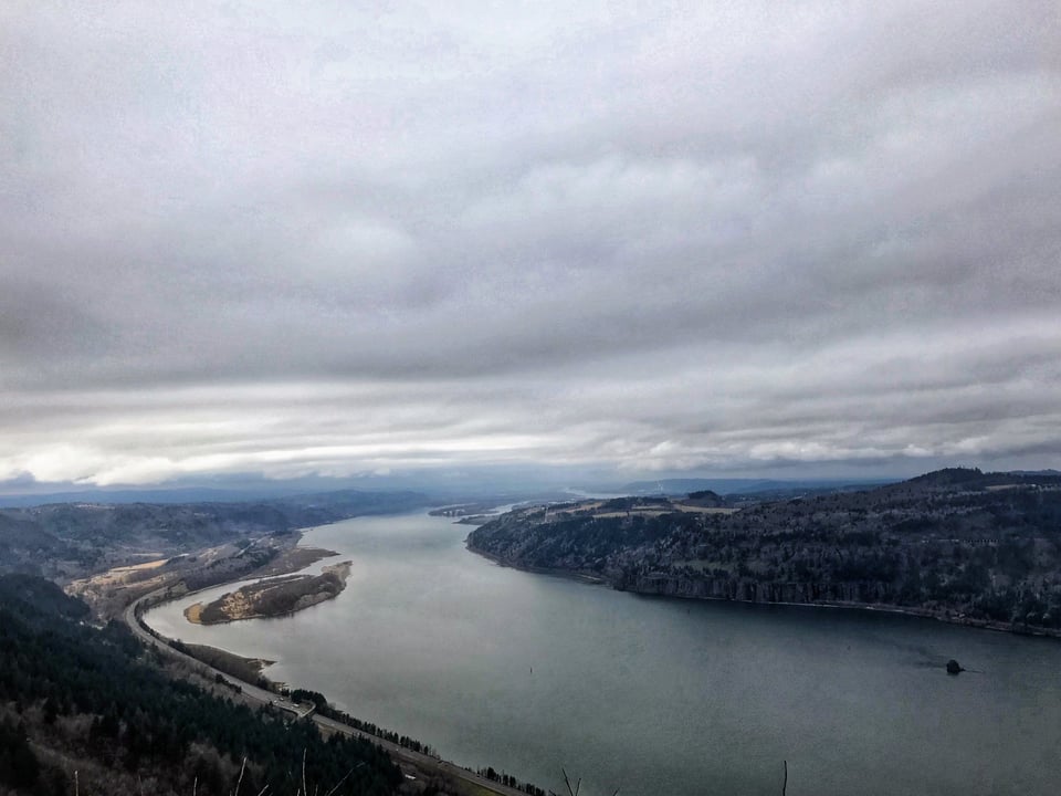 Columbia River Gorge, as seen from Angel's Rest